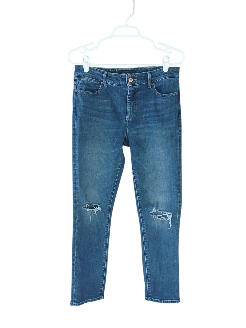 Lucky Brand Medium Wash Hayden Distressed Crop Jeans Size 8/29